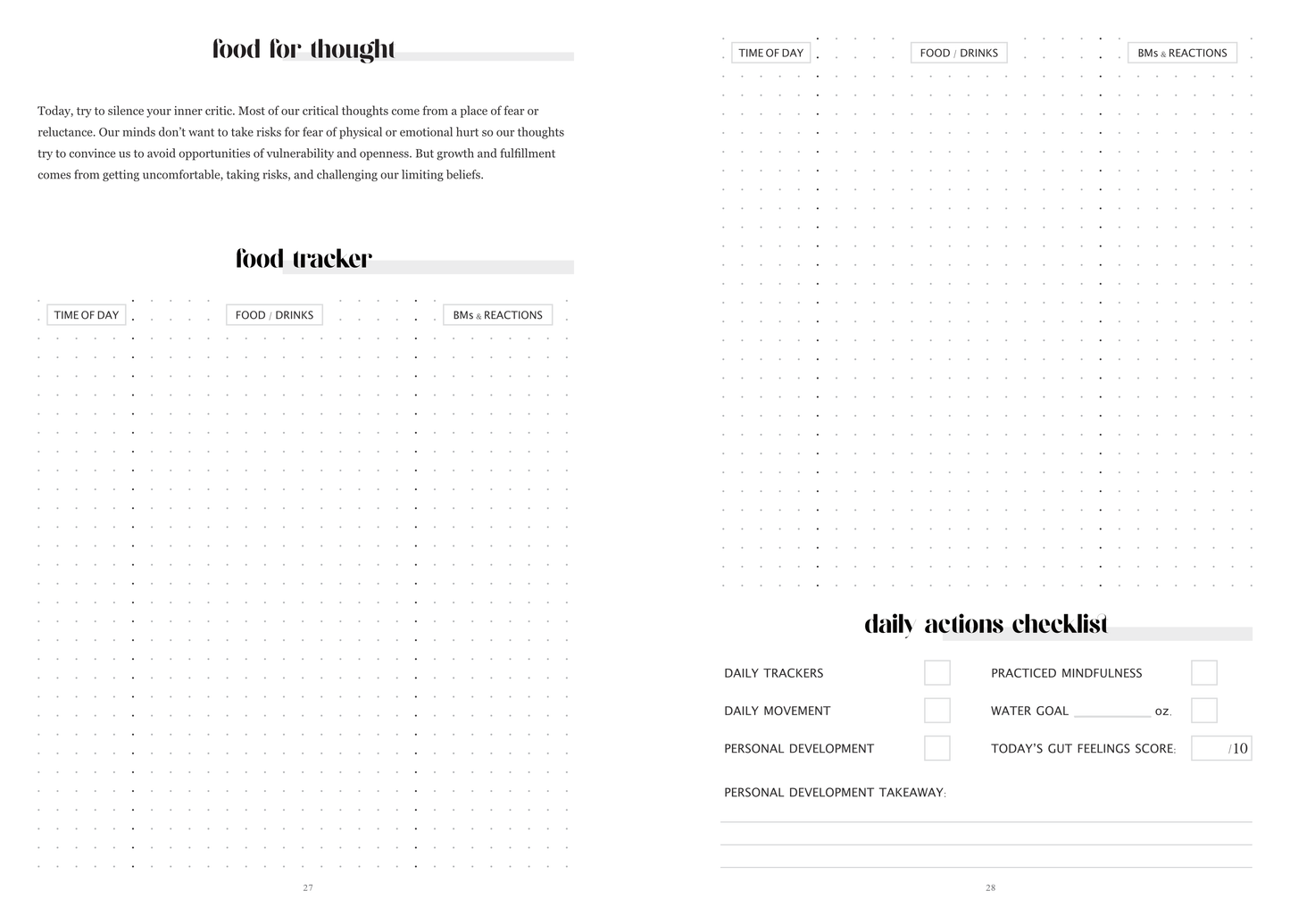 Lifestyle Journal