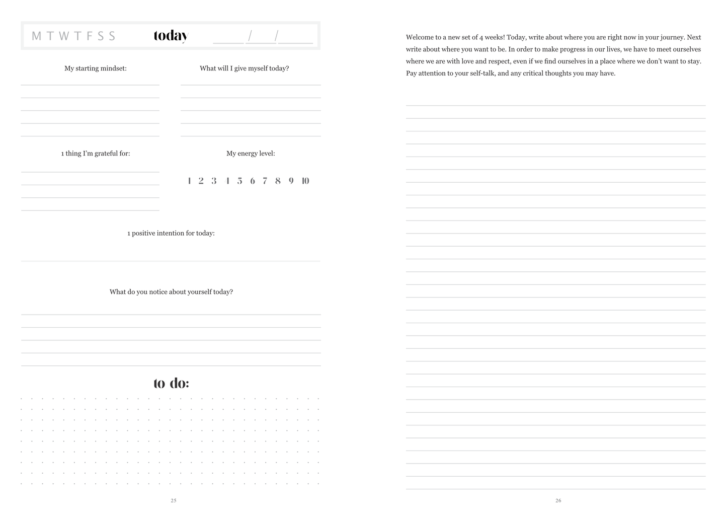 Lifestyle Journal