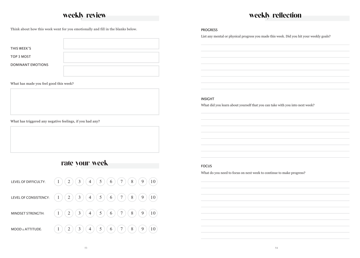 Lifestyle Journal